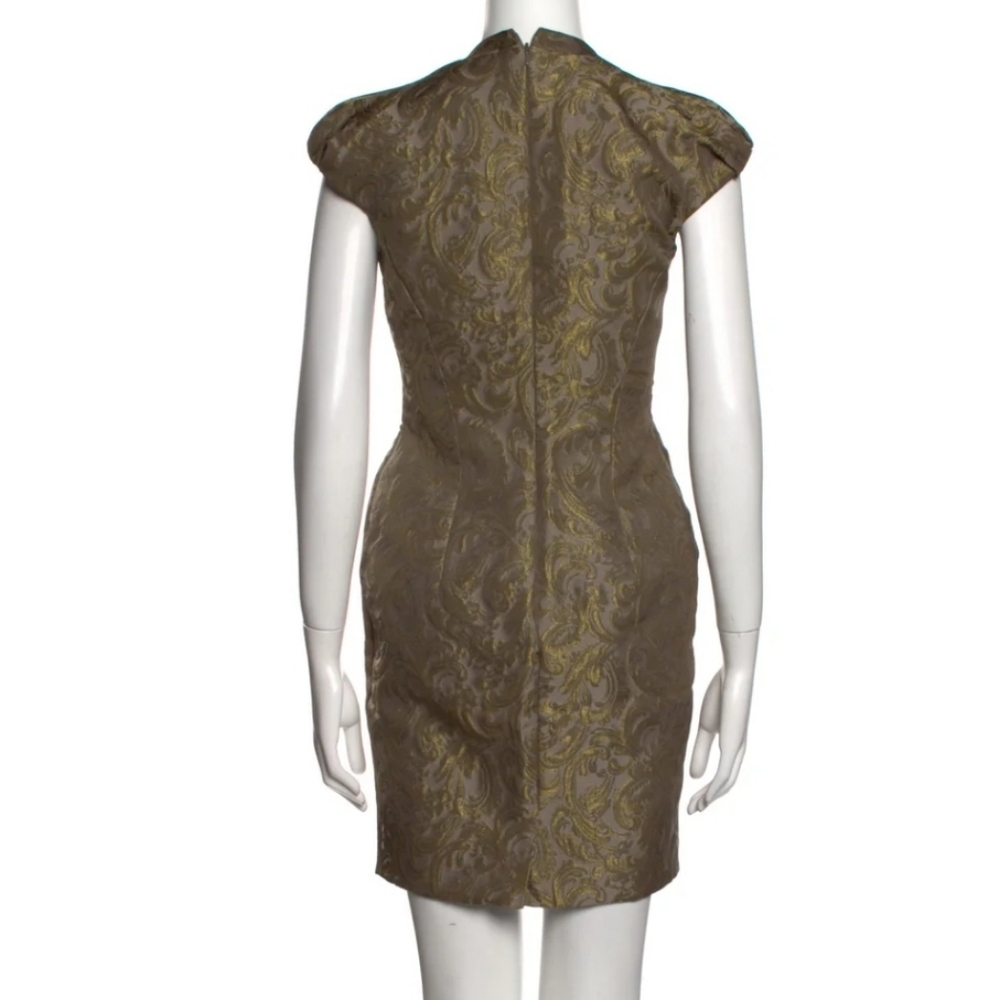 Karen Millen brocade bodycon dress 4 - Picture 2 of 11